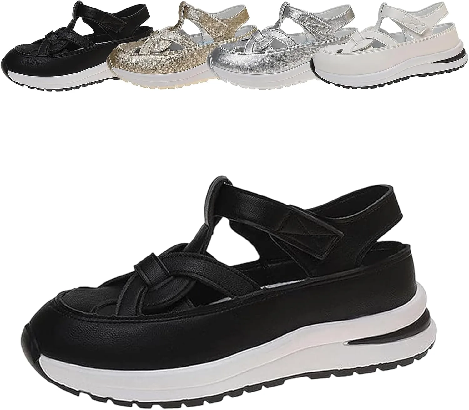 Bomre Shoes, Bomre Orthopedic Sandals, Women's Plus Size Hollow-Out Casual Sandals