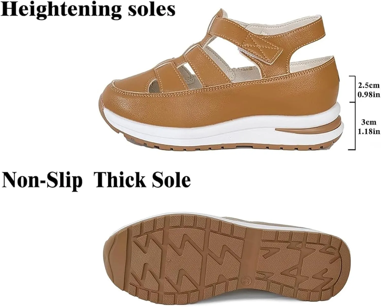 Bomre Shoes, Bomre Orthopedic Slip On Shoes Women, Aveta Arch Support Sandals, 2025 Hollow-Out Closed Toe Platform Wedge