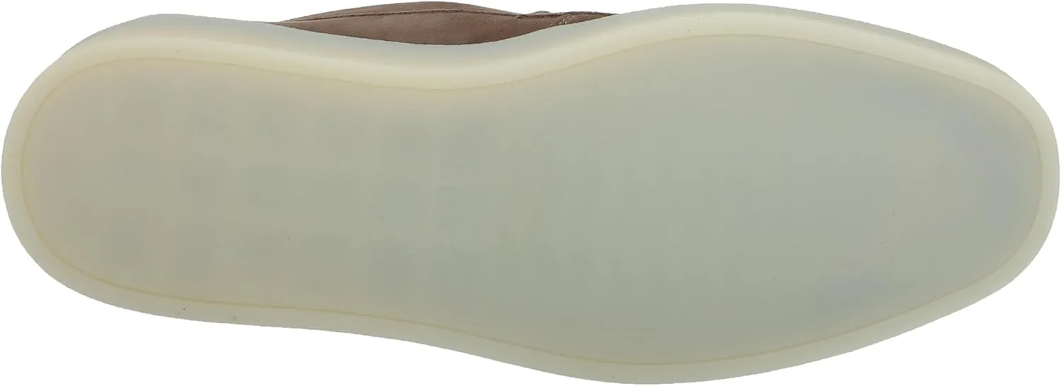 BOSS Women's Suede Loafer with Rubber Sole