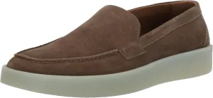 BOSS Women's Suede Loafer with Rubber Sole