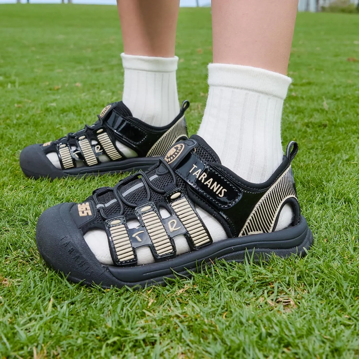 Boys and Girls Kids/Big Kids Hiking Sandals Closed Toe Sports Sandals Barefoot BhoesAthletic Lightweight Hiking Casual Water Shoes Trail Shoes Black24