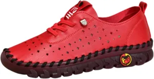 Breathable Slip-On Sneakers for Women - Lightweight and Comfortable Low-Top Trainers for Casual Walking