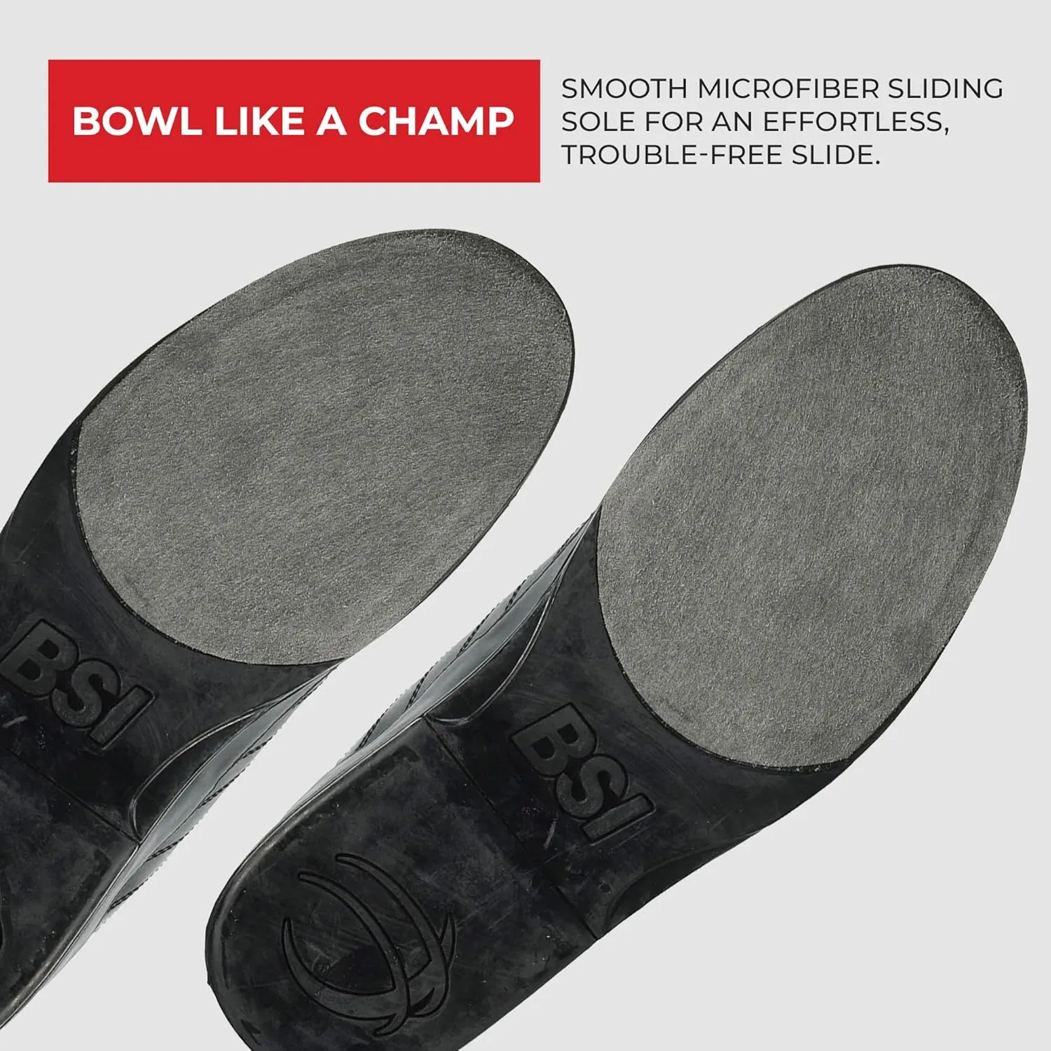 BSI Men’s 521 Sport Basic Shoe - Lightweight Leather Bowling Shoes with Cushioned Support for Men