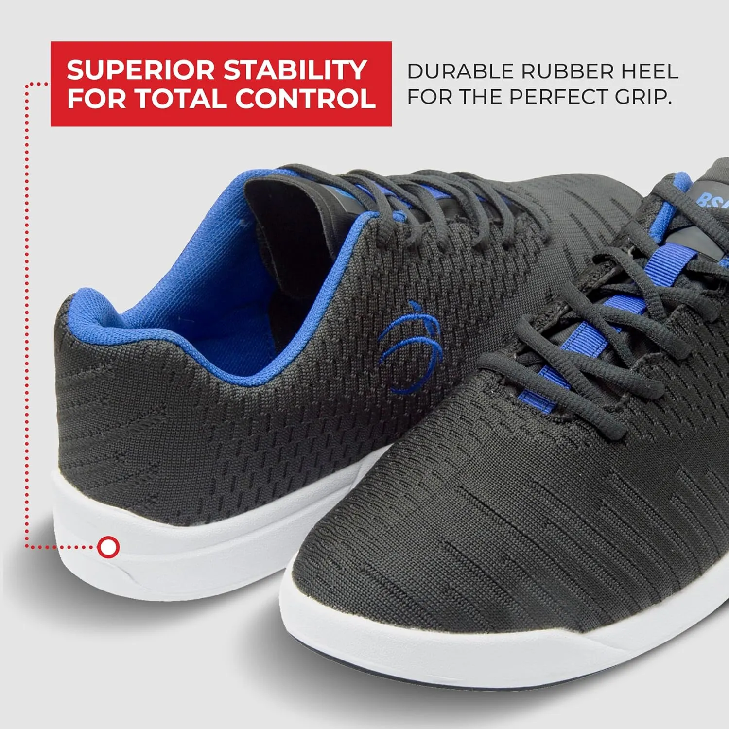 BSI Men’s Sport Glide Shoes - Lightweight Shoes with Cushioned Support for Men