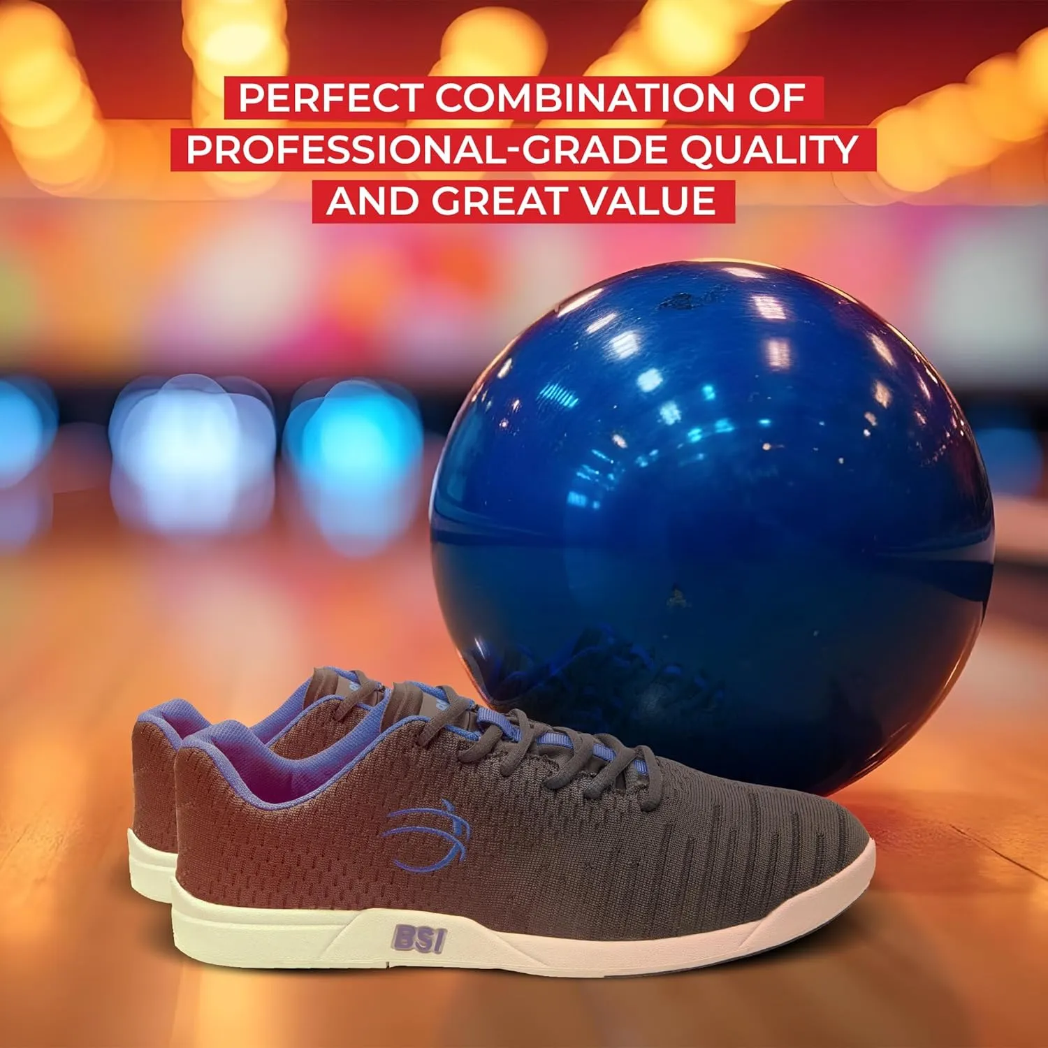 BSI Men’s Sport Glide Shoes - Lightweight Shoes with Cushioned Support for Men