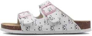 Buckle flat cork slippers summer men's and women's beach line button increase outdoor leisure slippers (Kitten, Adult, Women, 8, Numeric Range, US Footwear Size System, 10, Medium)