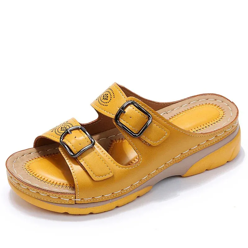 Budget-conscious Orthopedic Women's Slide Adjustable While supplies last Sandals Buckle Straps with