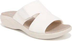 BZees Women's Carefree Machine Washable Comfort Wedge Sandal Slide