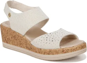 BZees Women's Reveal Bright Wedge Sandal