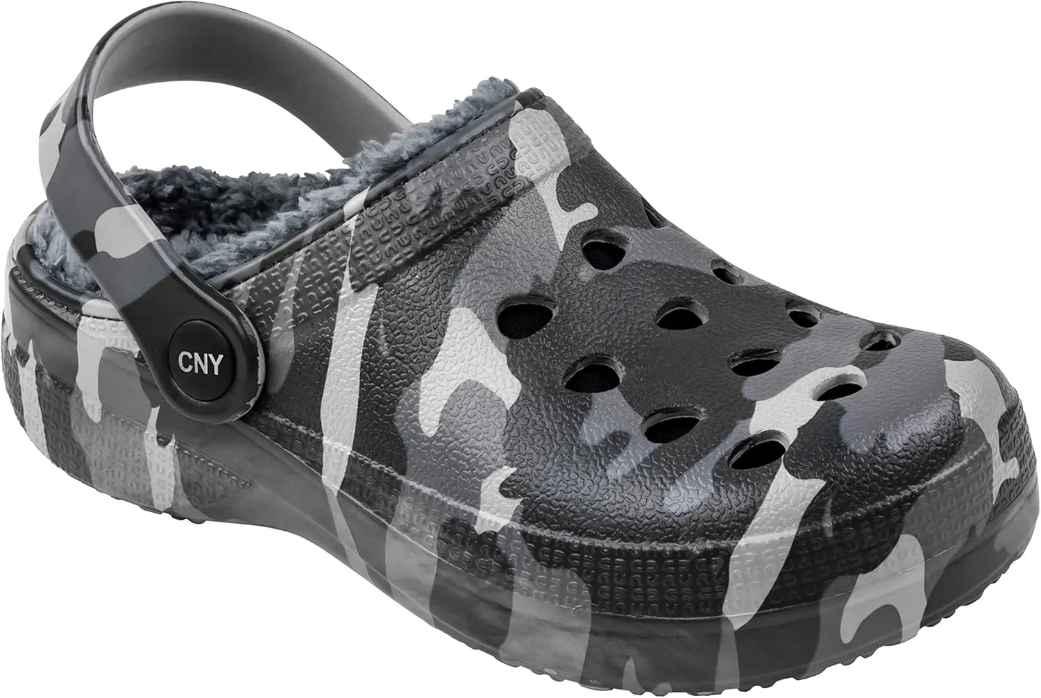 Capelli New York Boys Injected Eva Clog with Faux Berber Lining