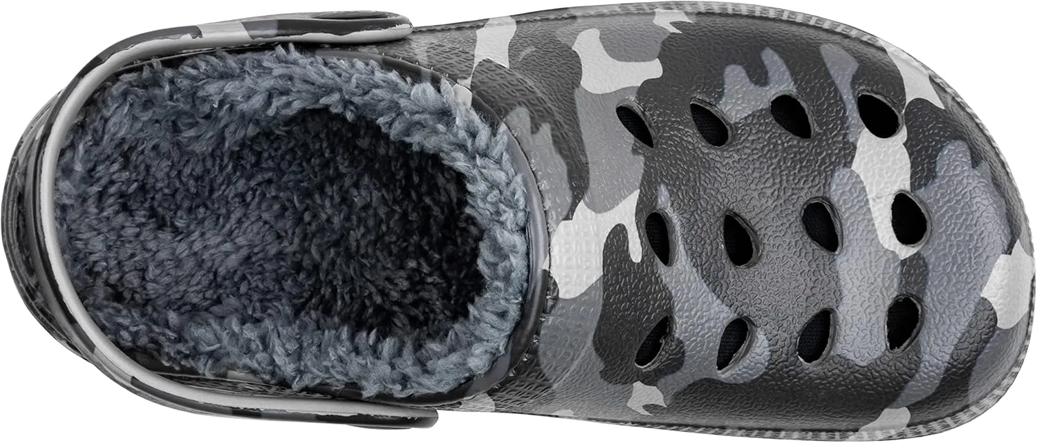 Capelli New York Boys Injected Eva Clog with Faux Berber Lining