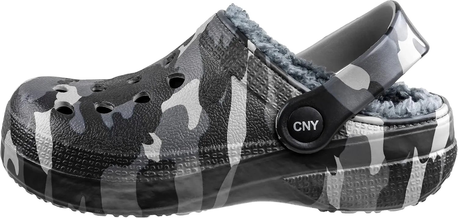 Capelli New York Boys Injected Eva Clog with Faux Berber Lining