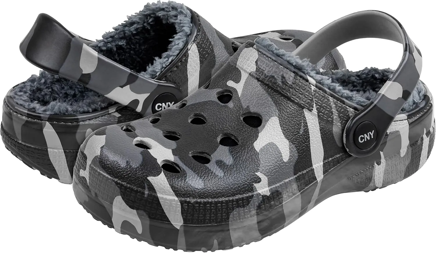 Capelli New York Boys Injected Eva Clog with Faux Berber Lining
