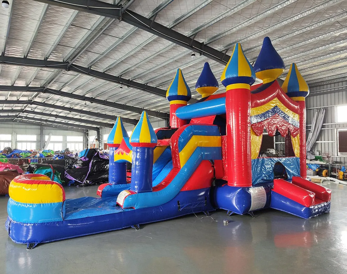 Carnival Econo Bounce House with Slide (Wet/Dry)