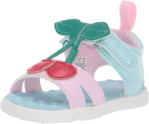 Carter's Girl's Infant 1st Walker Jade Cherry Novelty Sandal Sneaker