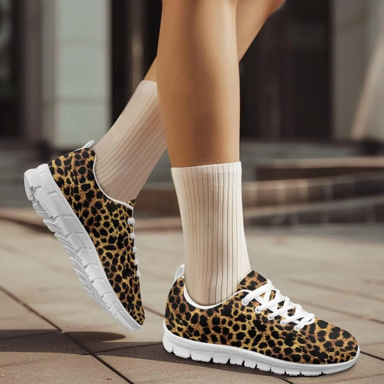 Casual Lace Up Sneakers for Women Men Sport Athletic Tennis Breathable Running Shoes