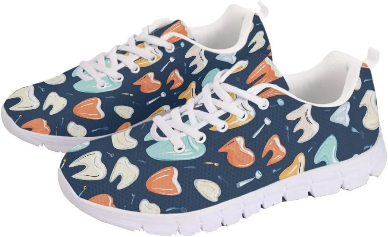 Casual Lace Up Sneakers for Women Men Sport Athletic Tennis Breathable Running Shoes