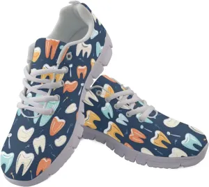Casual Lace Up Sneakers for Women Men Sport Athletic Tennis Breathable Running Shoes