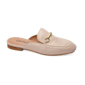 Charmer Backless Mule in Camel by Corky's