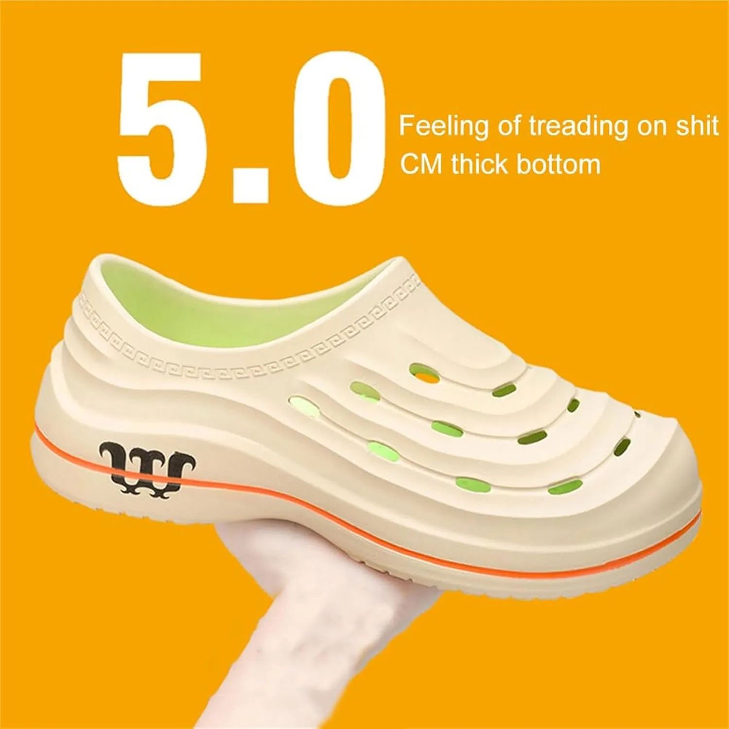 Chef Shoes for Men Women,Oil Resistant Waterproof Arch Support Clogs,Lightweight Breathable Kitchen Shoes Wide Toe Box Beach Slippers,Quick Dry Slip-on Garden Clogs with Removable Cushion Footbed
