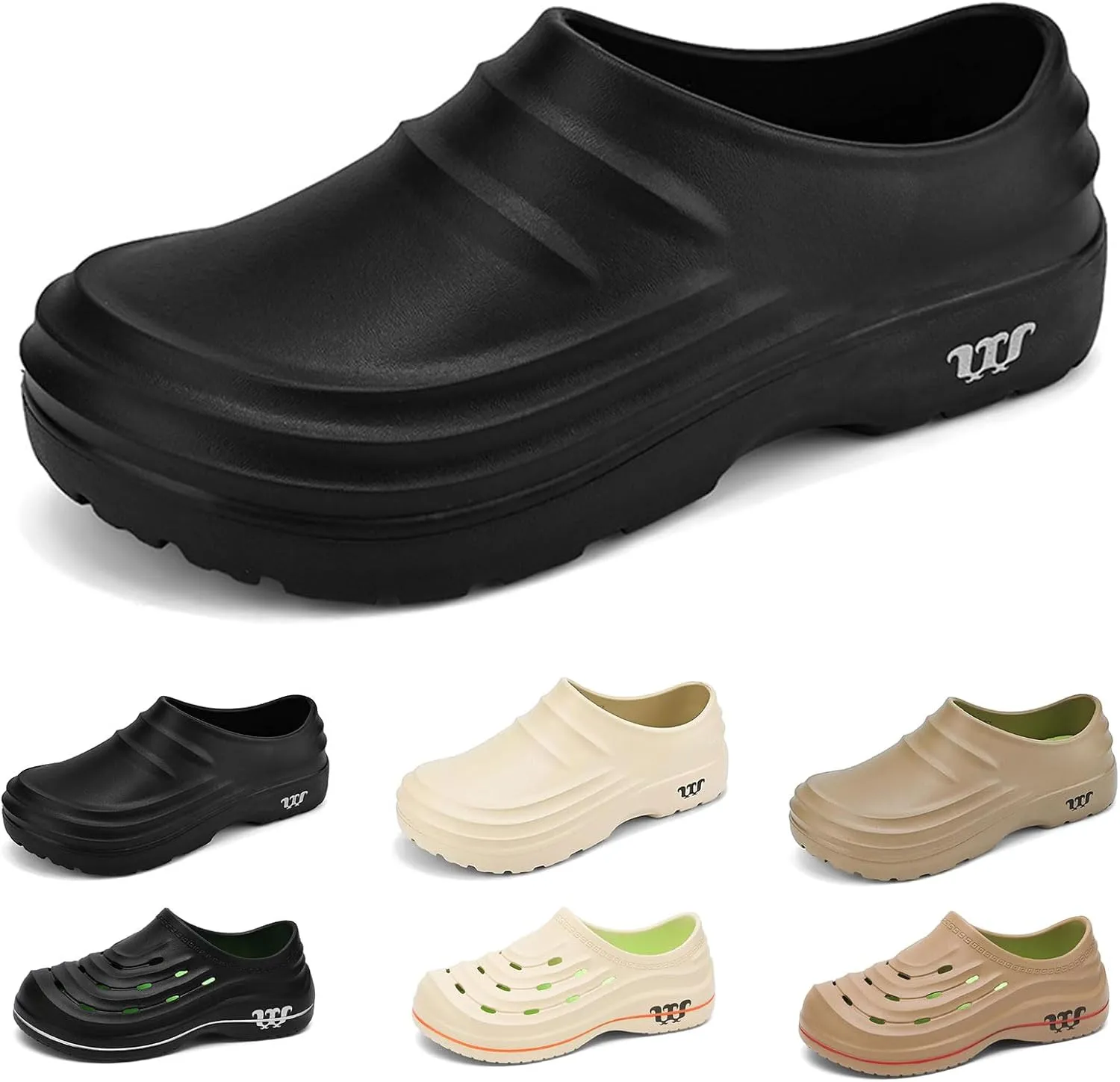 Chef Shoes for Women Slip Resistant Lightweight & Waterproof Kitchen Work Clogs Breathable Arch Support Comfort Sandals Unisex