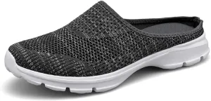 ChicWind Womens Breathable Mesh Walking Mules Sneakers Open Back Slip On Shoes