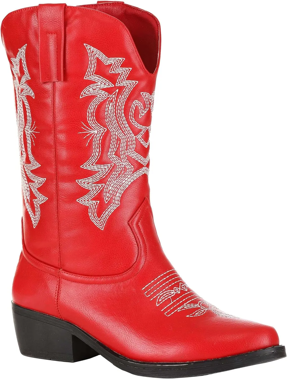 Classic Women's Red Cowgirl Boots | Costume Boots Size 8