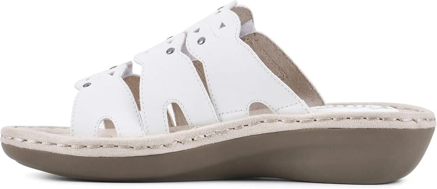 CLIFFS BY WHITE MOUNTAIN Caring Women's Slide Sandal