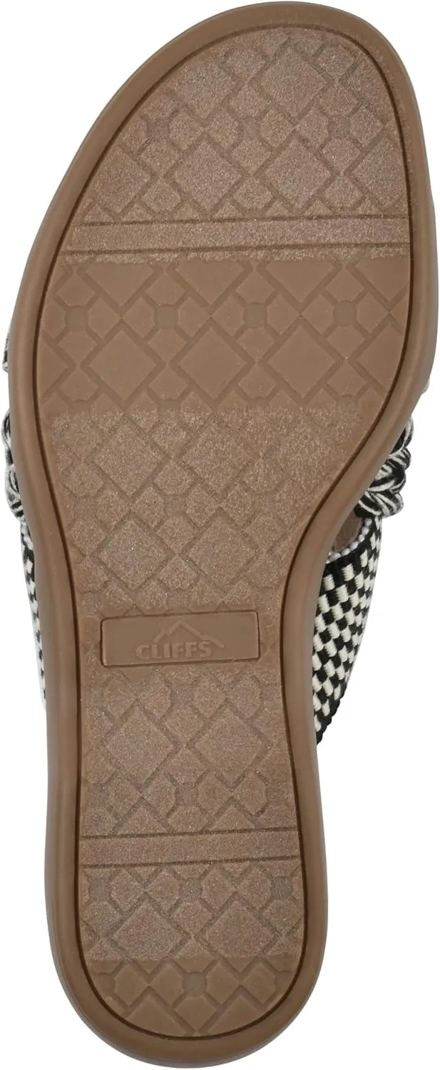 CLIFFS BY WHITE MOUNTAIN Women's Blinding Woven Slide Sandal