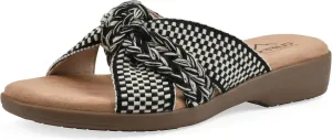 CLIFFS BY WHITE MOUNTAIN Women's Blinding Woven Slide Sandal