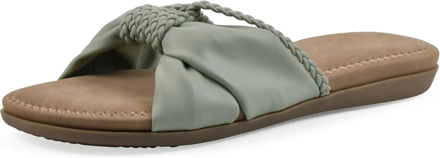 CLIFFS BY WHITE MOUNTAIN Women's Fasha Braided Slide Sandal
