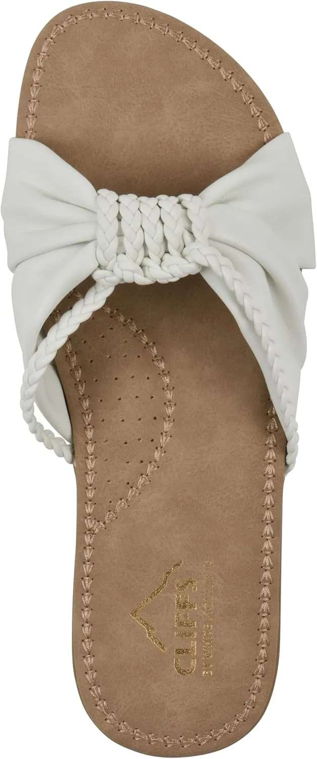 CLIFFS BY WHITE MOUNTAIN Women's Fasha Braided Slide Sandal