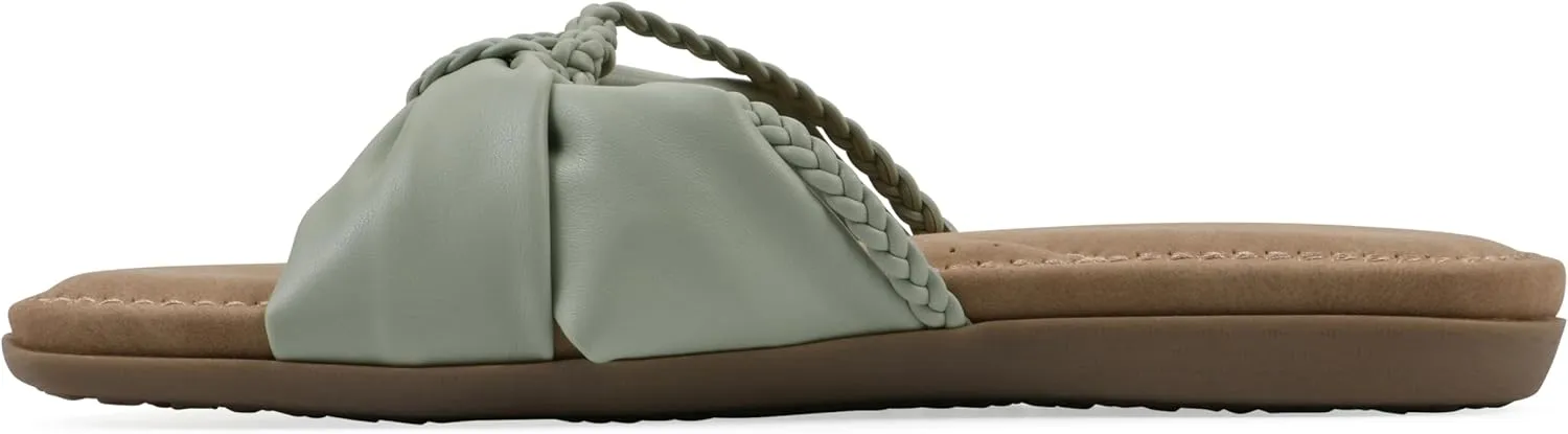 CLIFFS BY WHITE MOUNTAIN Women's Fasha Braided Slide Sandal