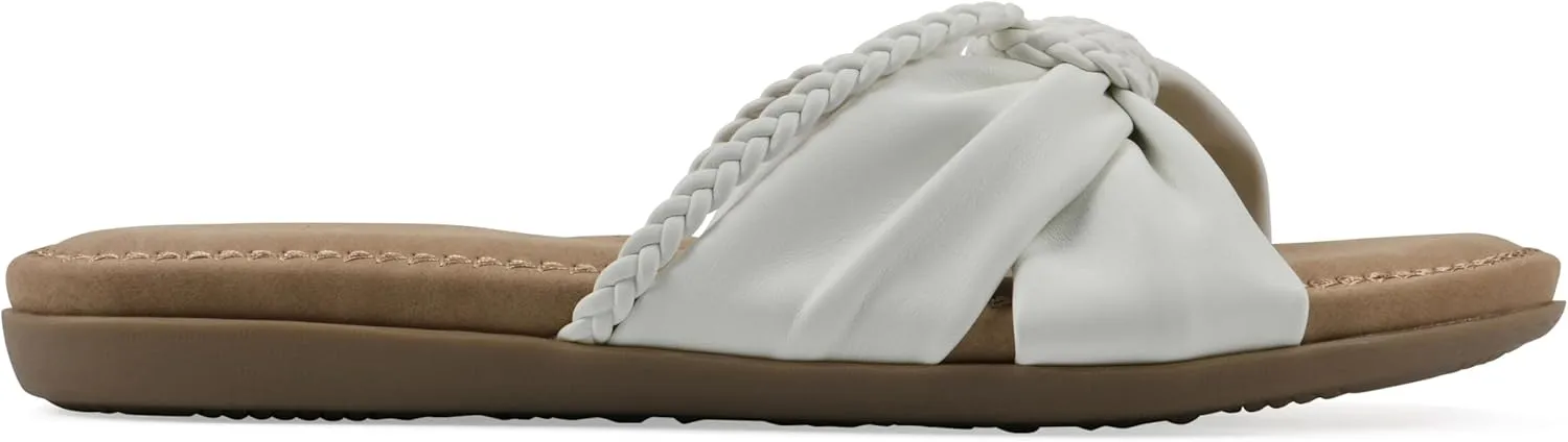CLIFFS BY WHITE MOUNTAIN Women's Fasha Braided Slide Sandal