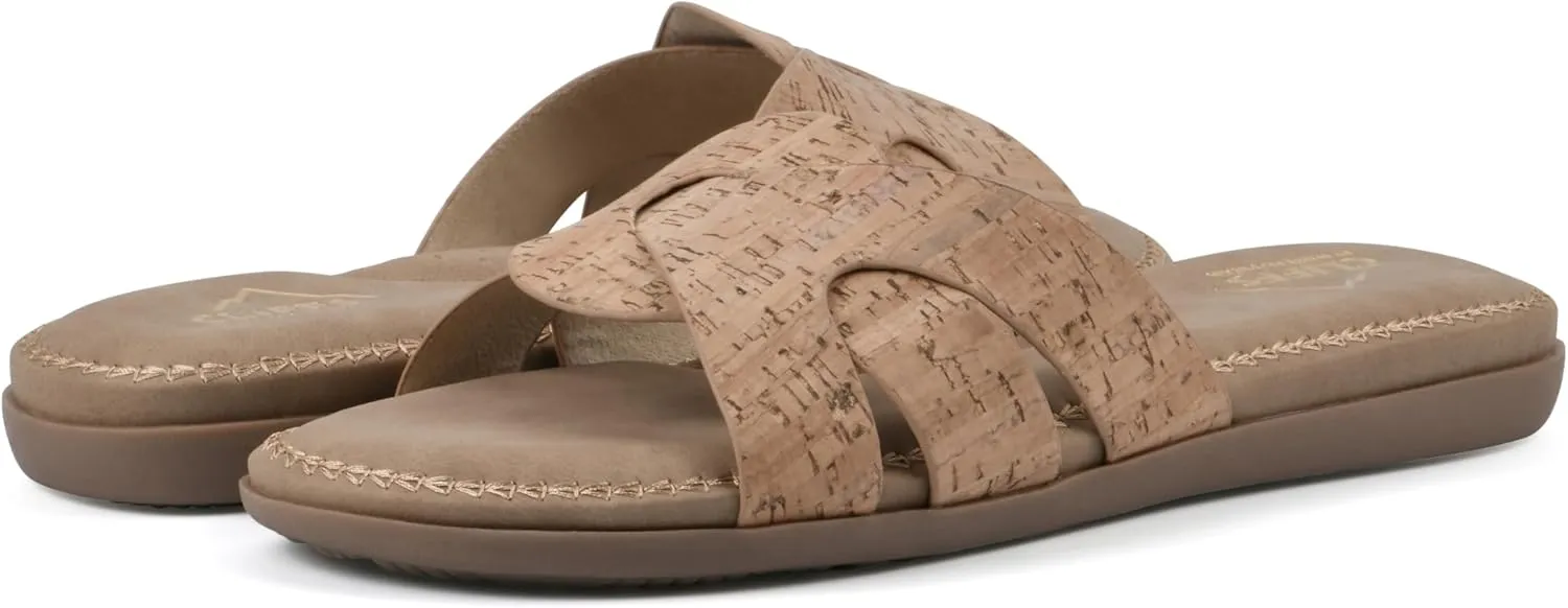 CLIFFS BY WHITE MOUNTAIN Women's Fortunate Woven Slide Sandal