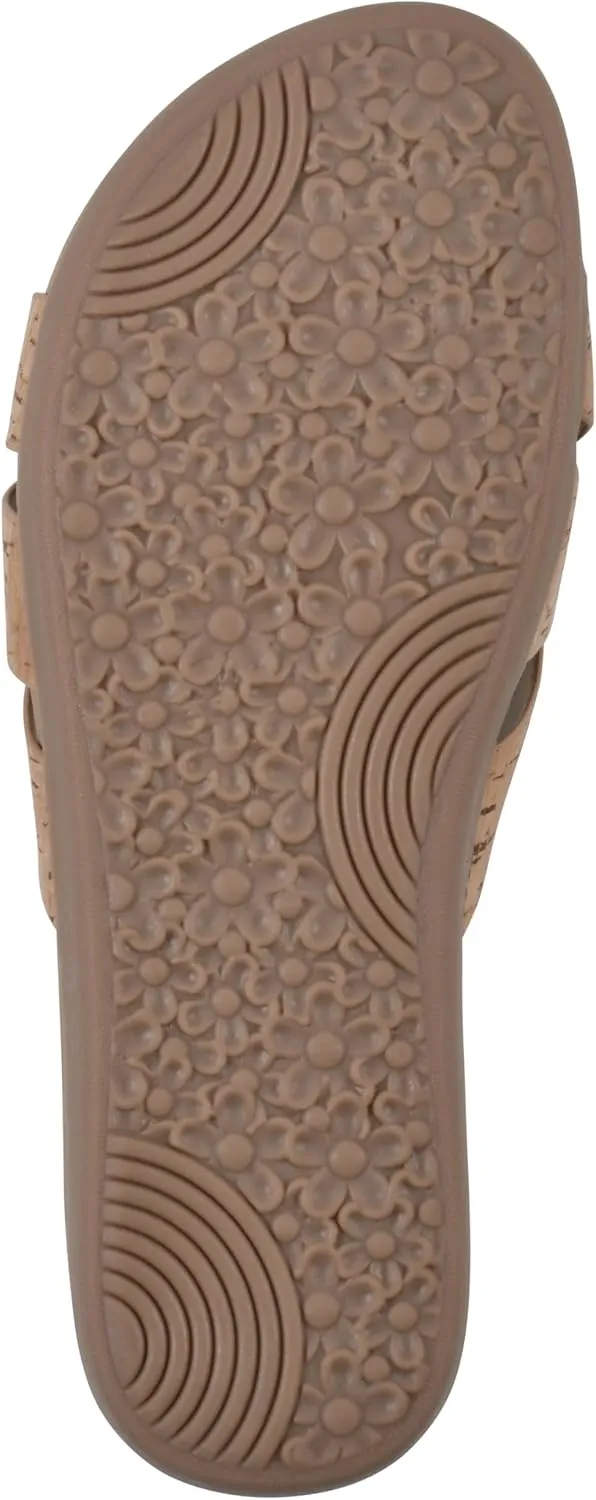 CLIFFS BY WHITE MOUNTAIN Women's Fortunate Woven Slide Sandal