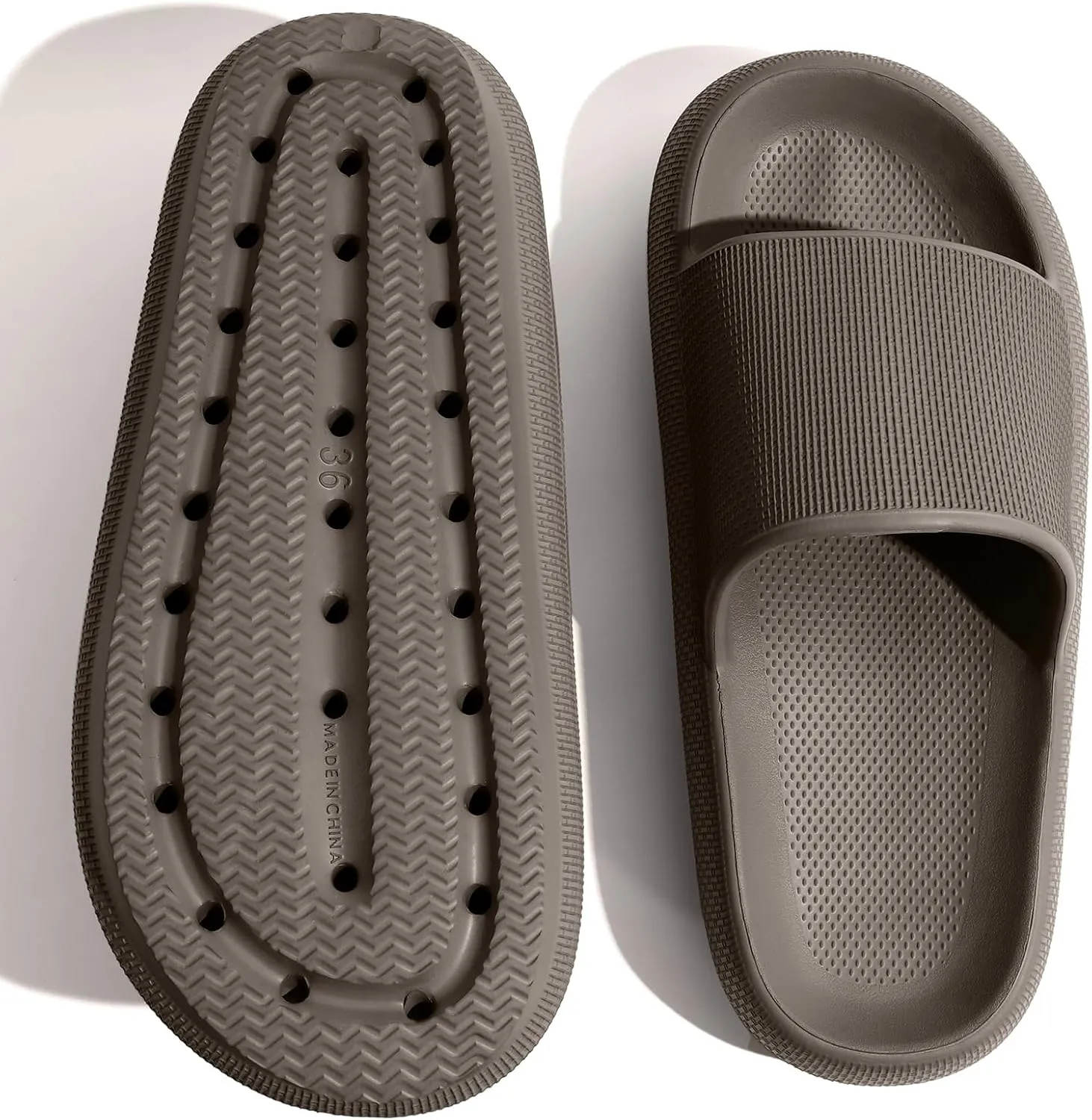 Cloud Slides for Women Pillow Slides Shower Shoes Cloud Recovery Slide Sandals Cushion Thick Sole Pillow Slippers Comfort Indoor and Outdoor Slide