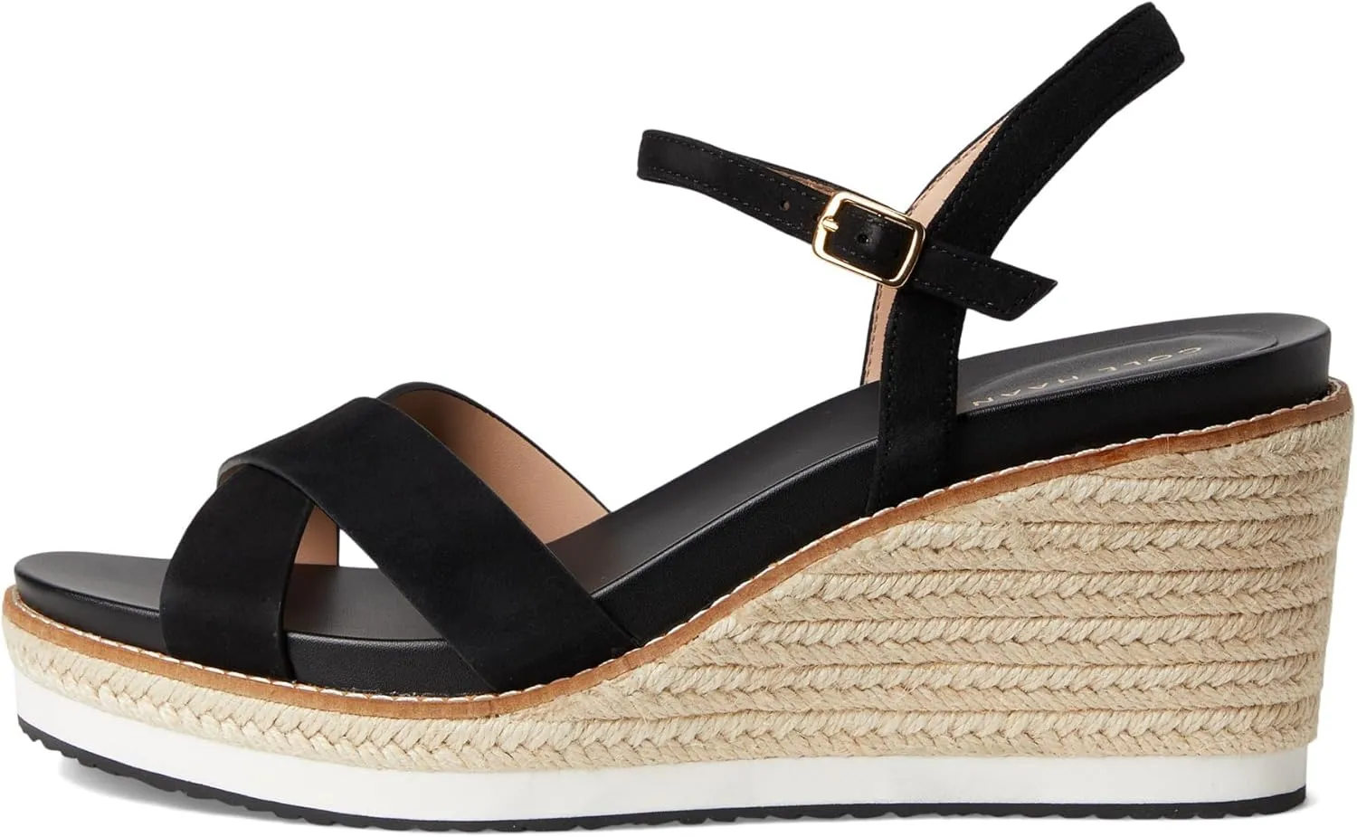 Cole Haan Women's Cloudfeel Silvee Espadrille Wedges 75mm Heeled Sandal