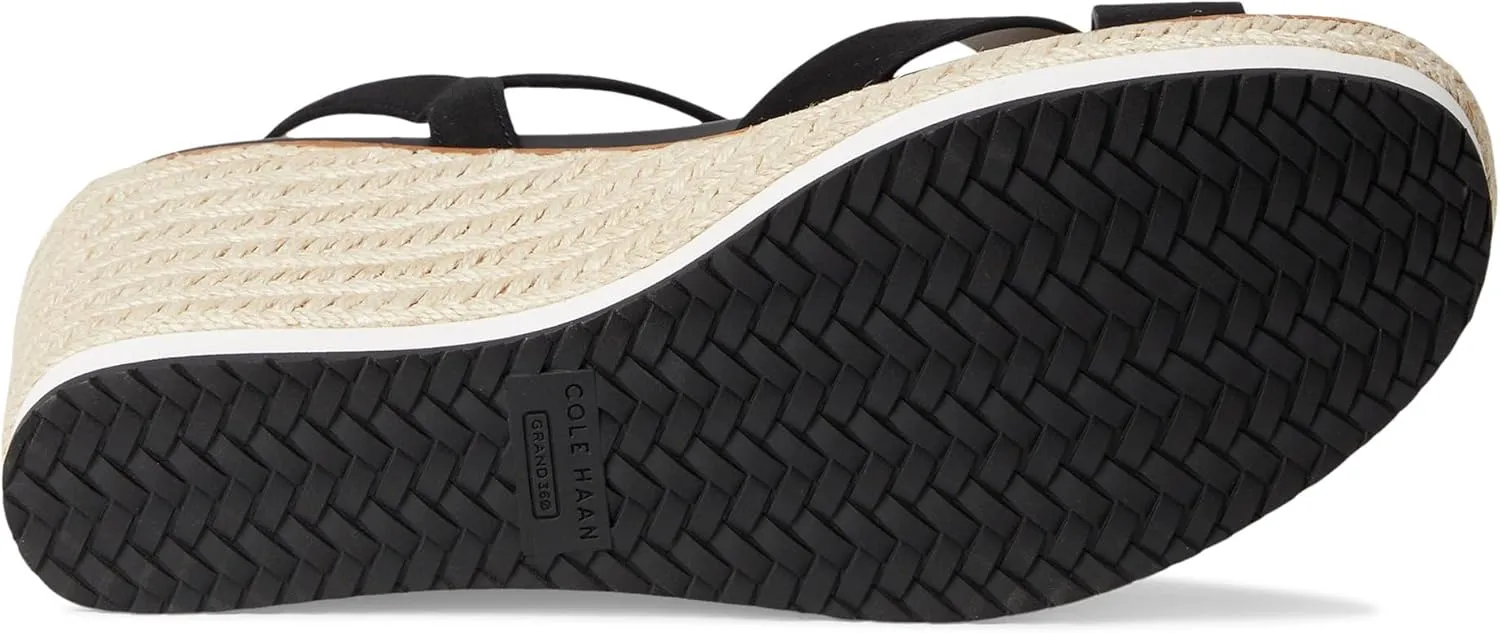 Cole Haan Women's Cloudfeel Silvee Espadrille Wedges 75mm Heeled Sandal