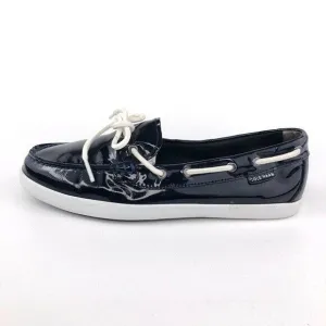 Cole Haan Women's Nantucket Camp Moccasins Leather Loafers Blue 6.5