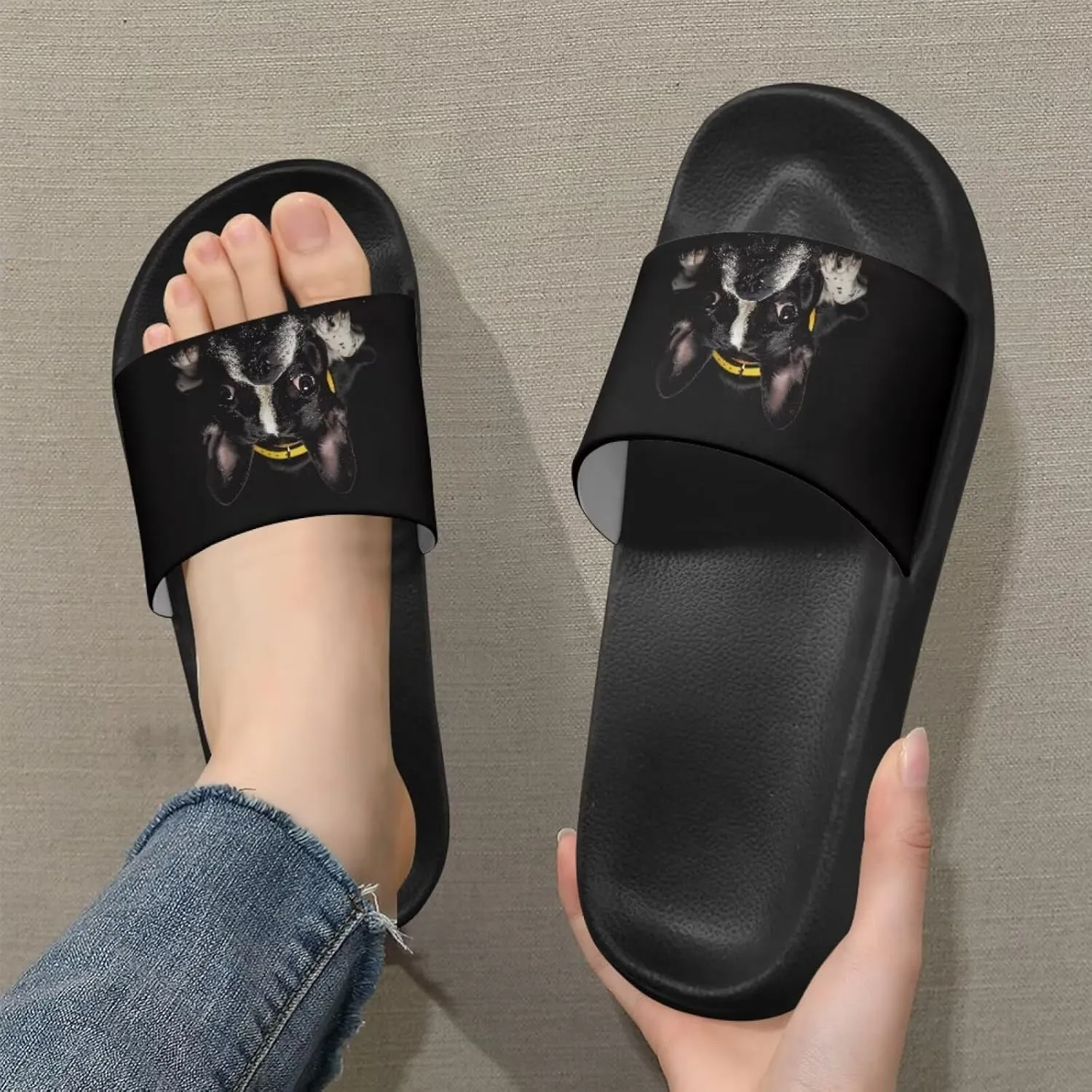 Coloranimal Slippers for Women Sandals Women Slide Sandals Shower Shoes Bathroom Slippers Comfortable Ladeis Beach Shoes for Beach Pool