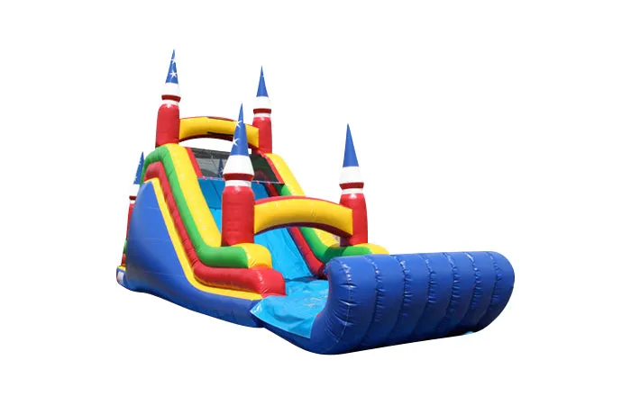 Colorful Backload Inflatable Slide - 18 FT