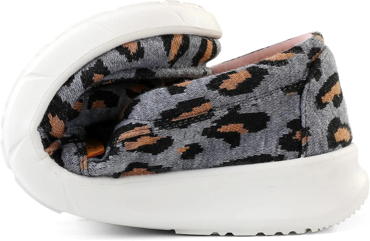 COOJOY Women's Casual Lightweight Stretch Boat Canvas Slip on Shoes Breathable