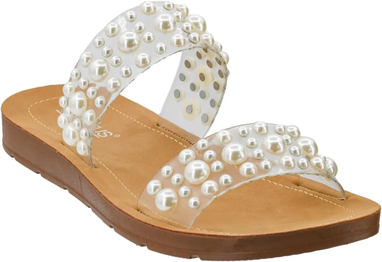 Corkys Footwear Women's Double Take Two Strap Sandal - Stylish, Comfortable, Versatile Summer Footwear, Perfect for Casual & Dressy Outfits, Lightweight