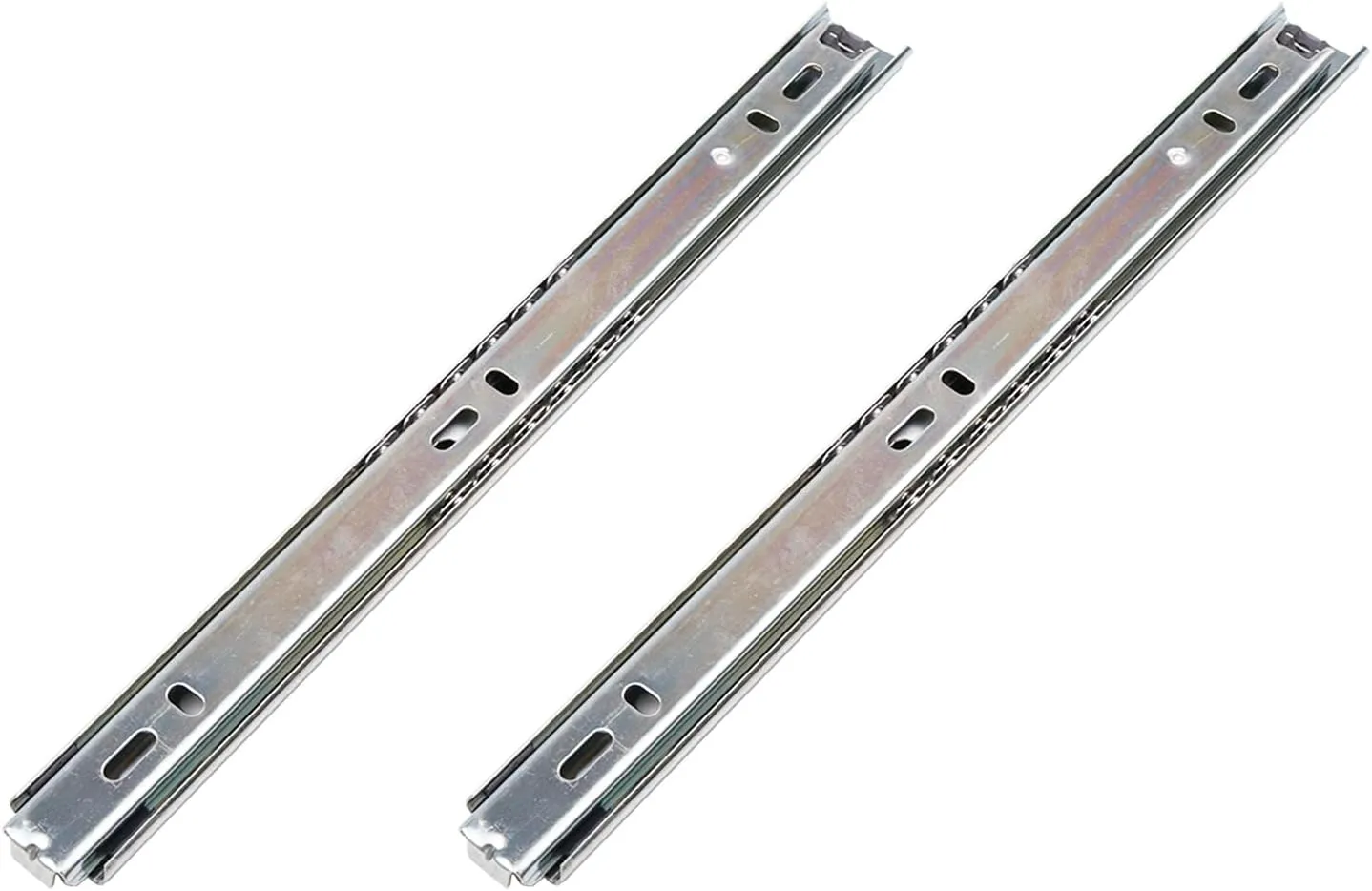 Coshar 4 Pairs 11 Inch Drawer Slides Side Mount Rails Heavy Duty Full Extension Drawer Track with Ball Bearing Drawer Rails Side Mount for Dresser, Cabinet, Kitchen(4 Pairs)