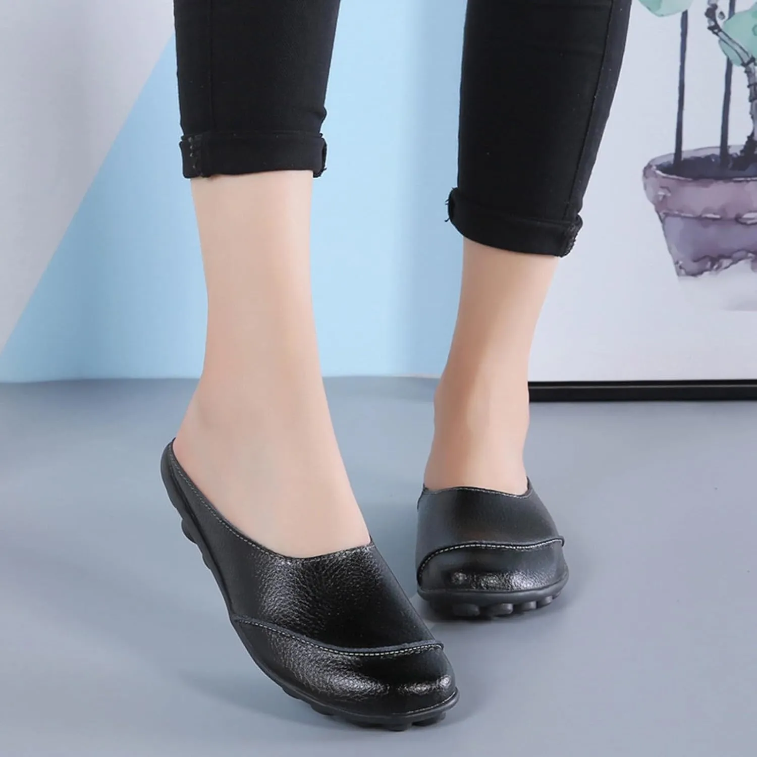 Couple‘s ’Shoes Casual Hollow Breathable Flat No Heel Single Shoes Loafers Shoes Shoes Womens Casual Shoes for Fall