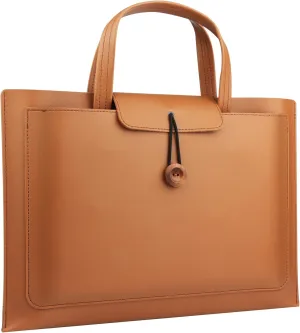 CREATOR Laptop Case Sleeve 13.3-14 Inch Briefcase Waterproof Leather Tote Messenger Bag Slim PC Carrying Case for 13.3"-14" Notebooks