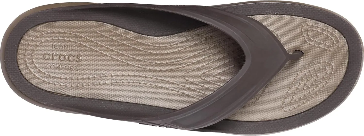 Crocs Men's Swiftwater Wave Flip Flops | Sandals for Men
