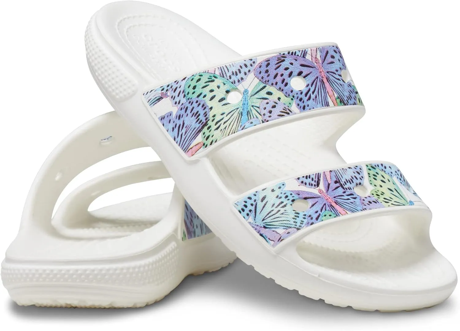 Crocs Unisex-Adult Classic Smiley Sandal Slide