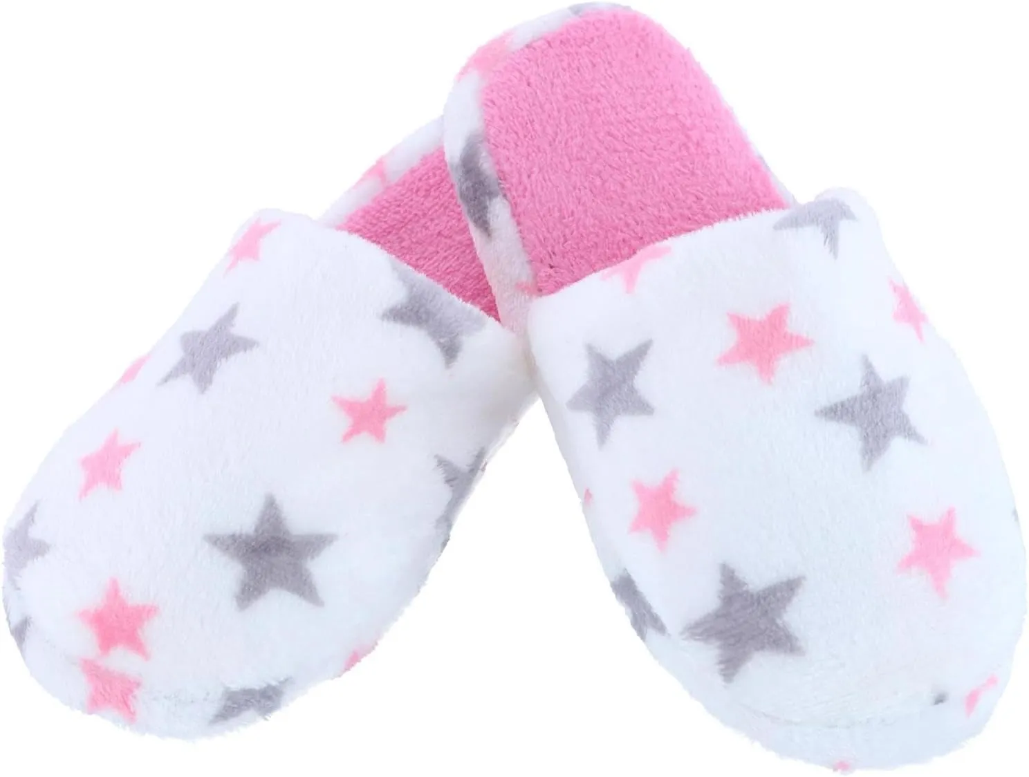 CTM Girl's Night Star Slip On Slippers